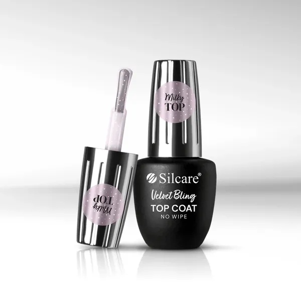 Milky Top Coat Velvet Bling No Wipe