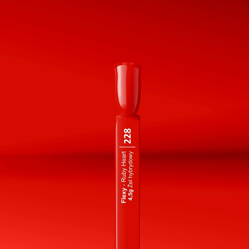 Lakier Hybrydowy Flexy 228 Ruby Heart 4.5 g