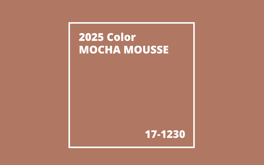 Kolor roku 2025 - Mocha Mousse 17-1230, delikatny odcień brązu