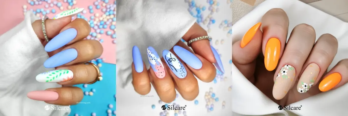 Zdjęcia pastelowego manicure