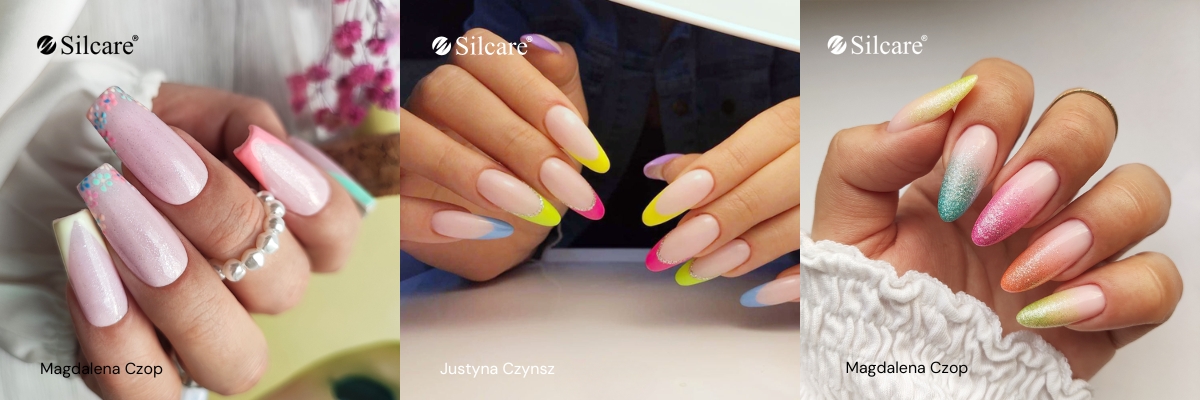 Elegancki french manicure