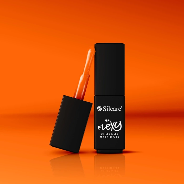 Lakier hybrydowy Flexy 123 Neonowy Pomarańcz 4.5 g