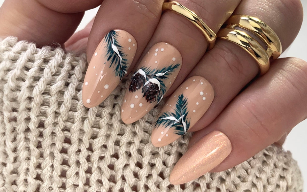 Paznokcie świąteczne