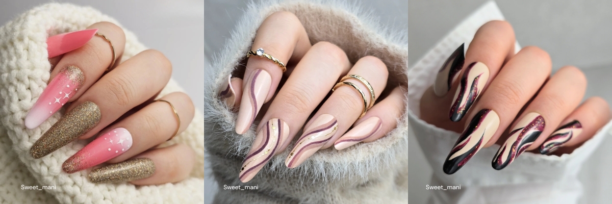 Inspiracje na paznokcie sylwestrowe